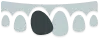 Silhouettes of diverse people smiling, representing dental patients and community care.