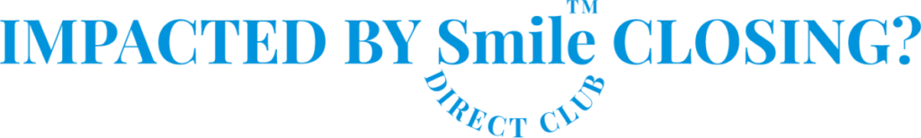 Delray Orthodontics logo asking "Impacted by Smile Closing?" with circular design element.
